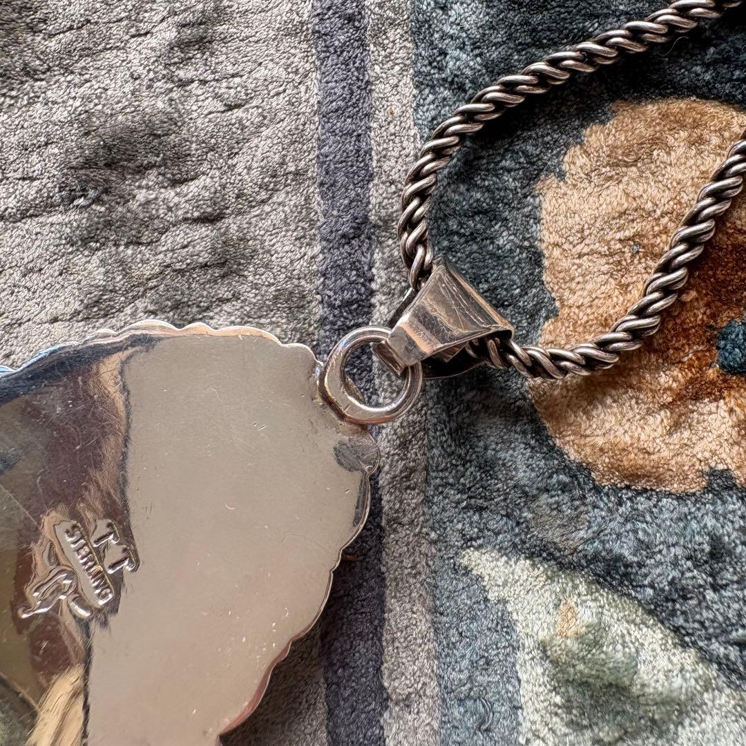 専用！TADY&KING 野尻氏作 ビンテージ ターコイズ ネックレス 特大