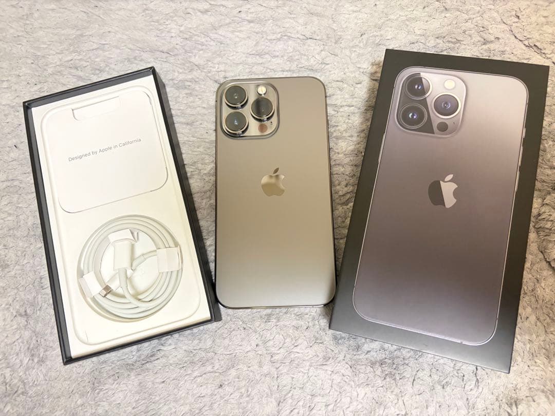 【美品】 iPhone 13 Pro 128GB グラファイト SIMフリー