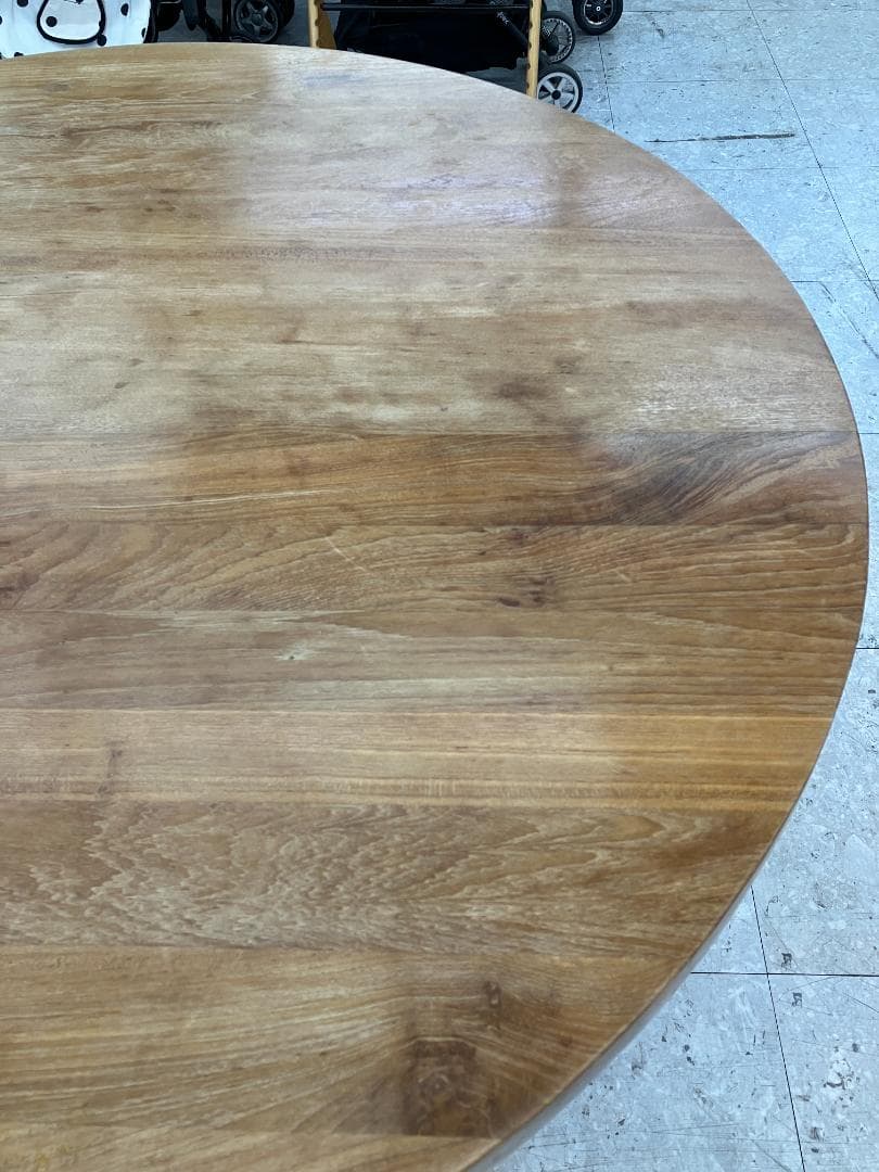 ASPLUND ダイニングテーブル JATI CIRCLE110 ブラウン