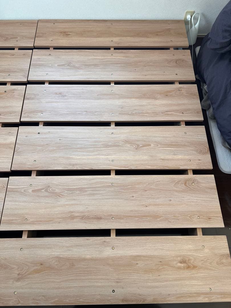 マナティ LOWYA シングル ベッドフレーム　シャビーナチュラル