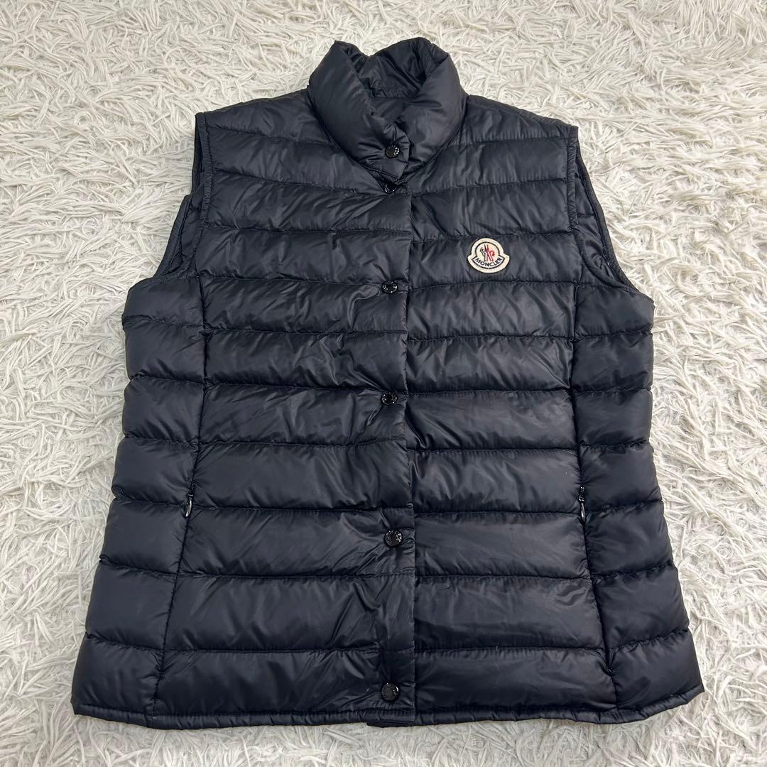 美品✨MONCLER LIANE ライトダウンベスト 1 ナイロン ブラック