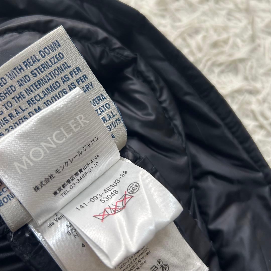 美品✨MONCLER LIANE ライトダウンベスト 1 ナイロン ブラック
