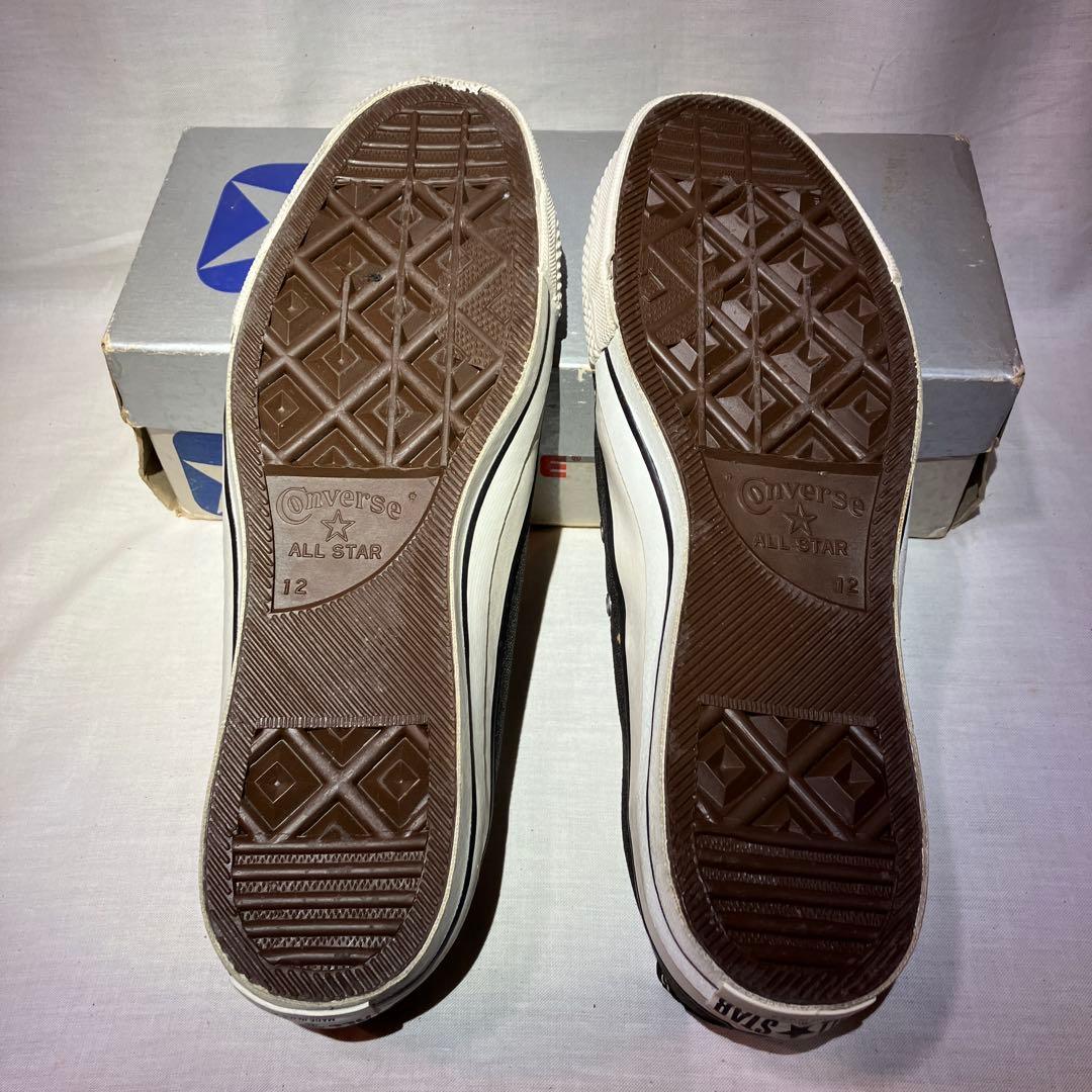 80's デッドストック コンバース　オールスター　USA製ブラック　銀箱12