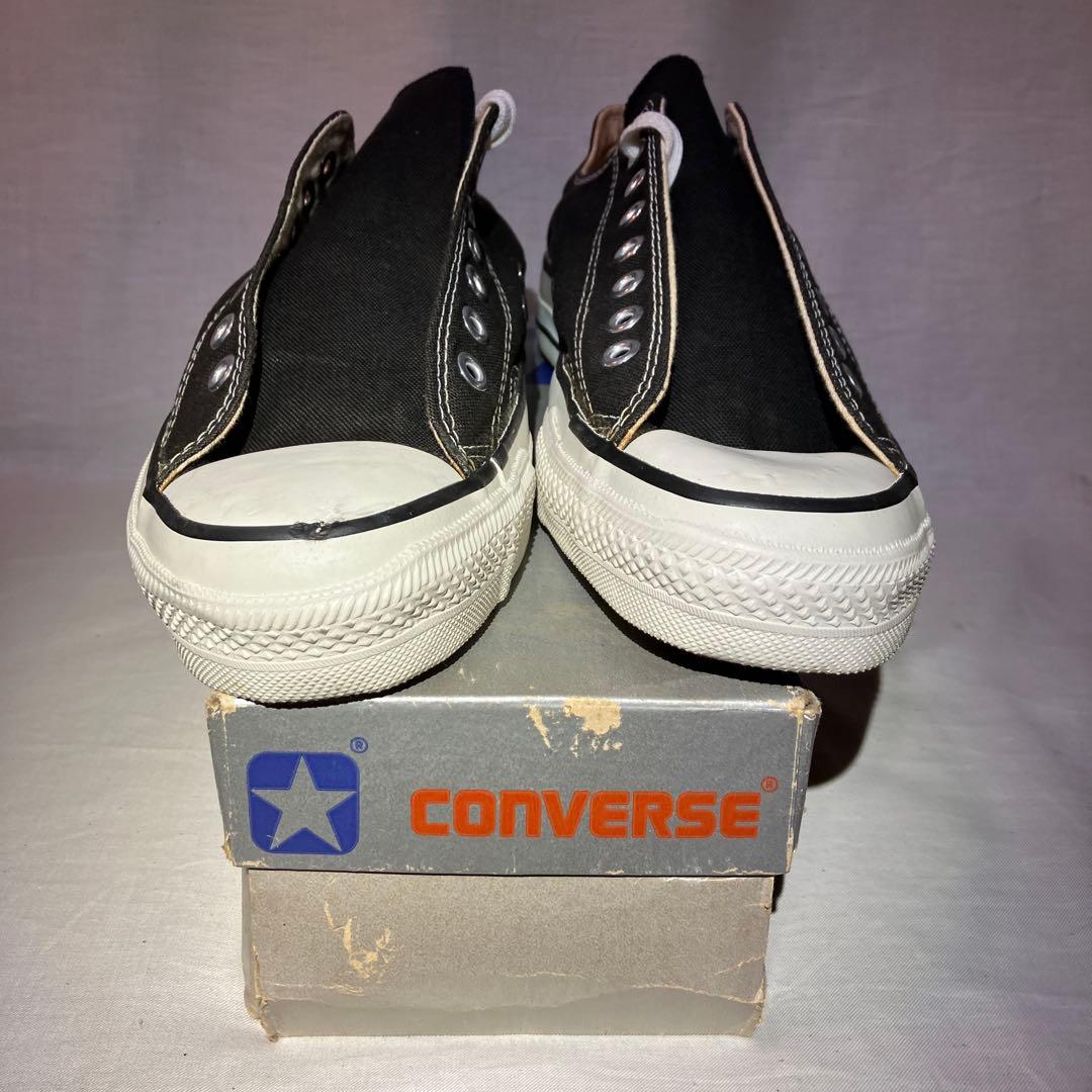 80's デッドストック コンバース　オールスター　USA製ブラック　銀箱12