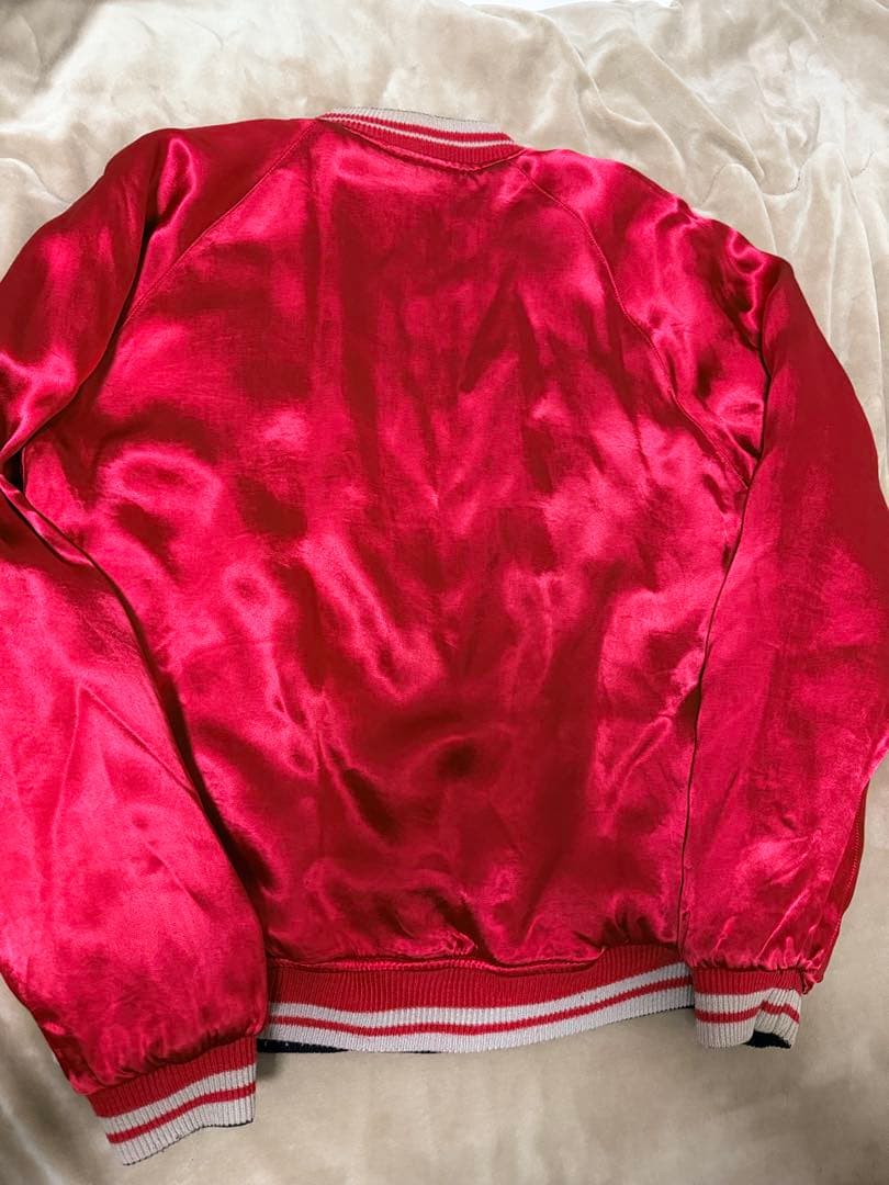 ２面用 別珍 Cropped Heads スカル 日本 スカジャン unisex