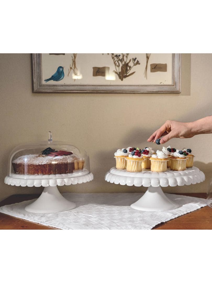 新品 guzzini グッチーニ ケーキスタンド S ミルクホワイト