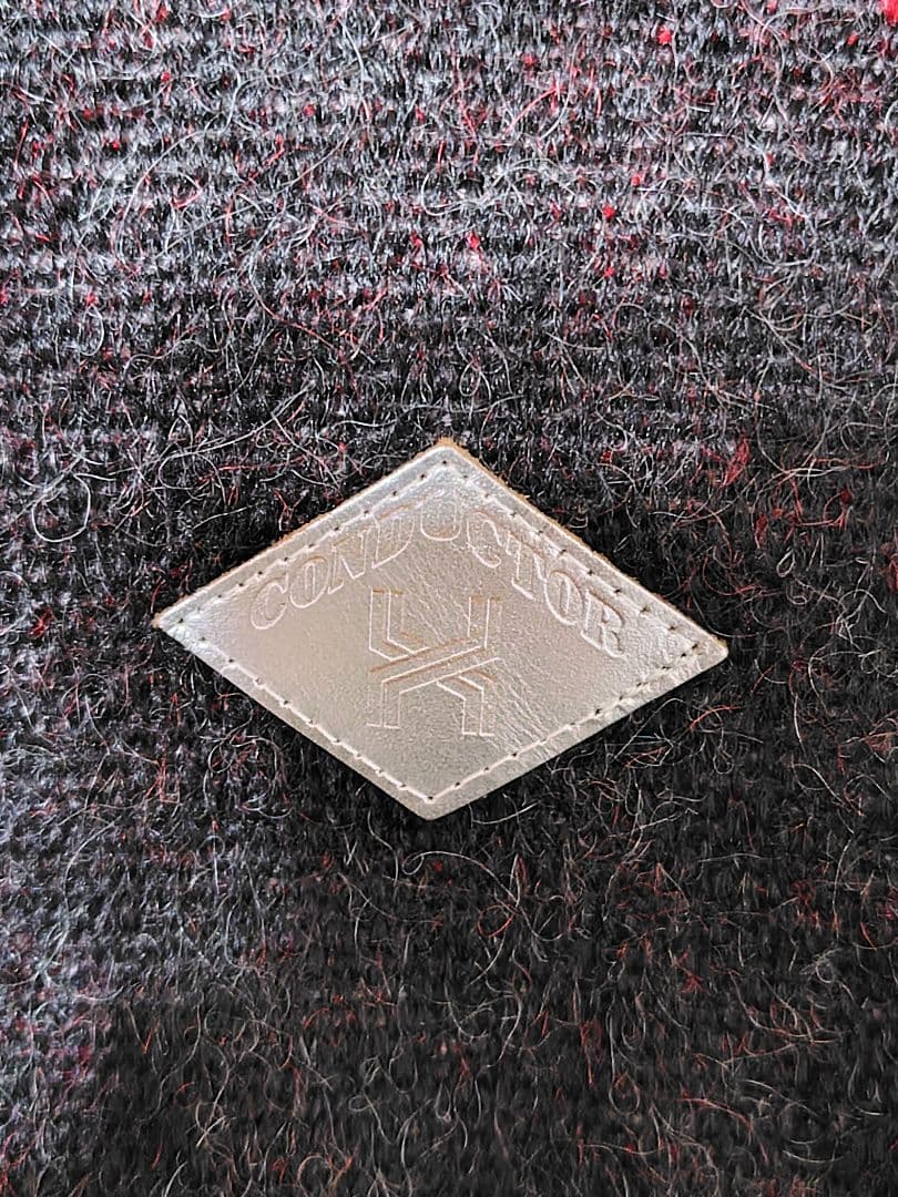 【極美品】el conductorH モヘアニットカーディガン ハート有刺鉄線