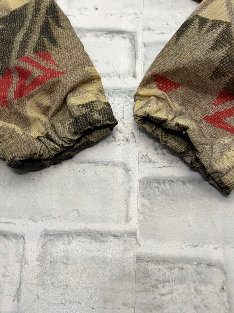 美品　KAPITAL キャピタル　ネイティブ柄　タッセル　ステンカラーコート