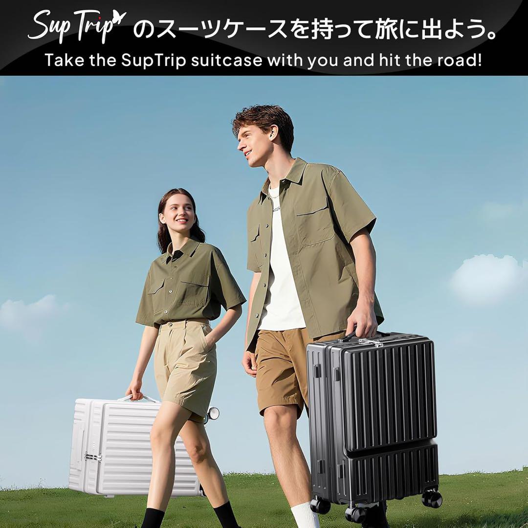 ❣️スーツケース❣️フロントオープン 多機能 キャリーケース 機内持ち込み