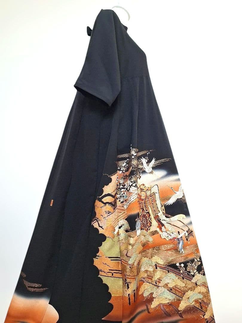 着物リメイクワンピース3612