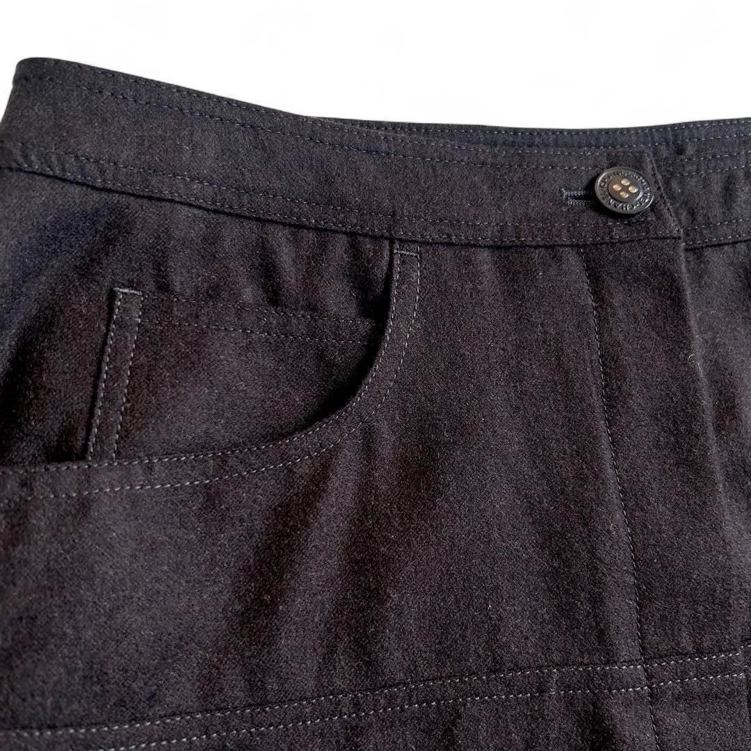 スカート CHANEL 02A Cashmere Blend Skirt Black 38