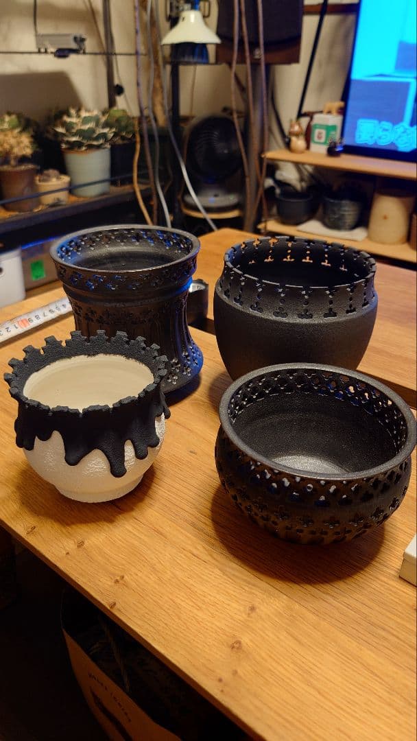 最終値下D.I.P.left botanicalコラボ陶器鉢塊根グラキリスアガベ