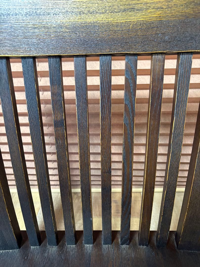 回転座椅子　無垢　和モダン　和室　タモ材　オーク材　②