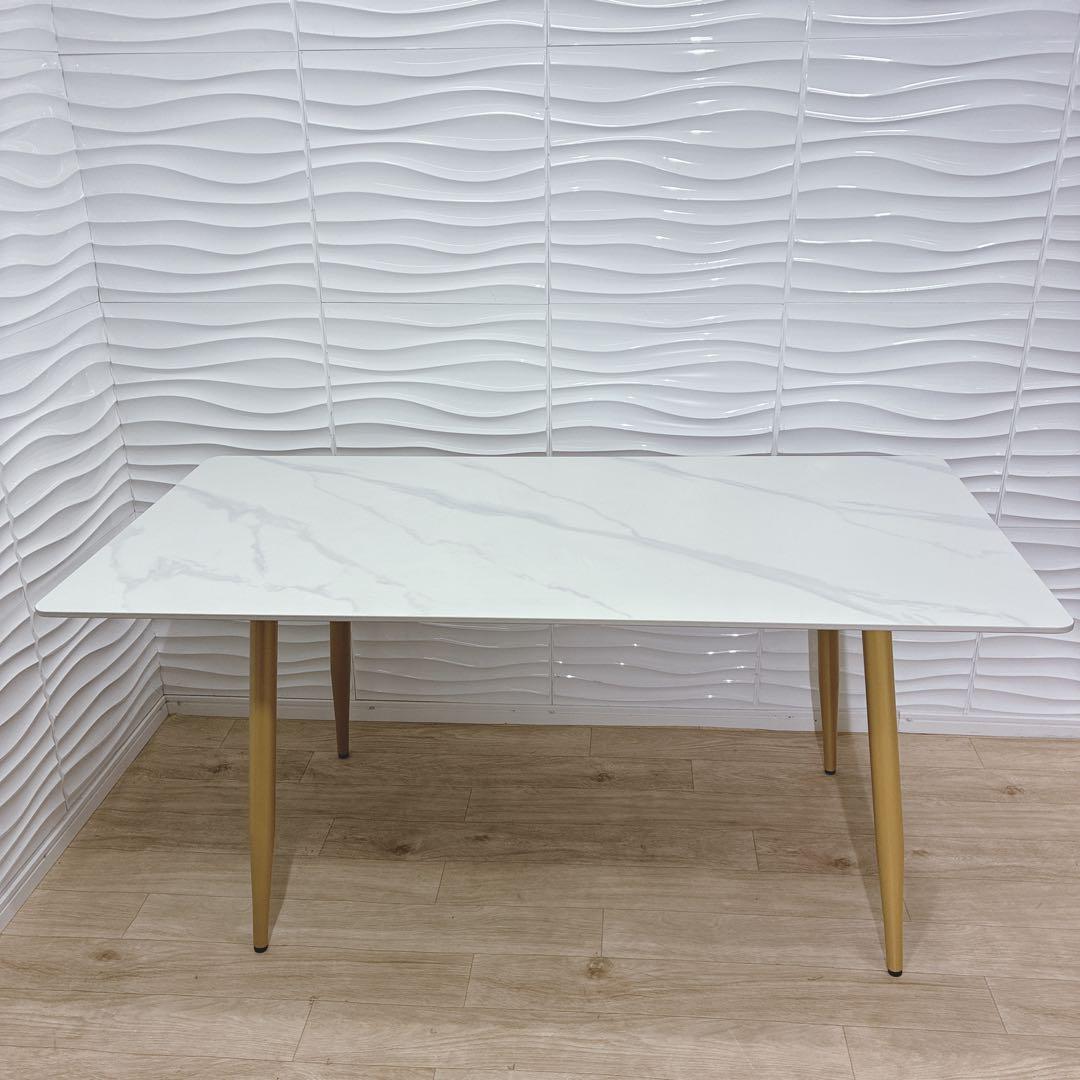 ◇ダイニングテーブル◇大理石調◇幅約160cm◇大阪兵庫京都奈良滋賀和歌山◇