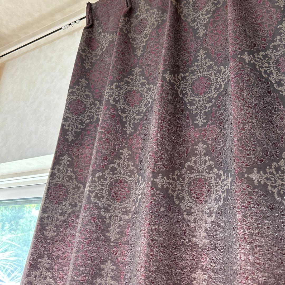 オーダーカーテン　2枚セット　厚地カーテン　新品未使用