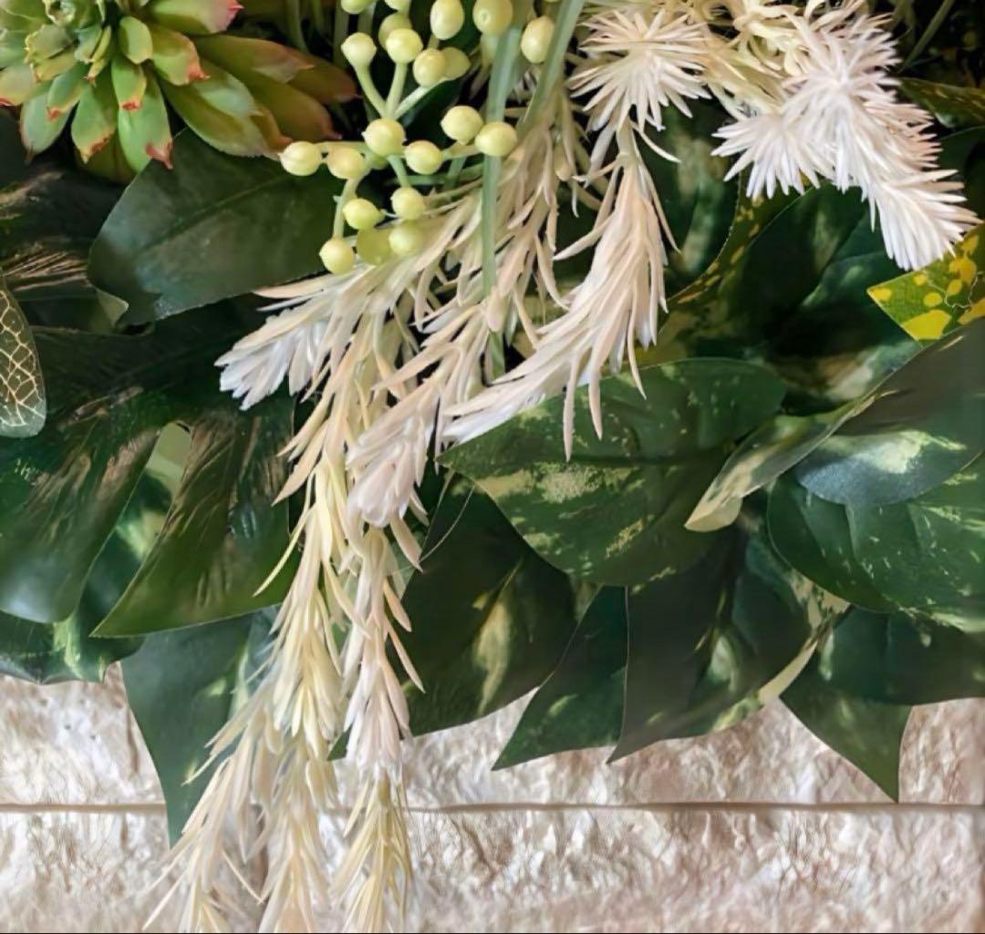 光触媒　人工観葉植物　ウォールグリーン　フェイクグリーン　壁掛け　402050