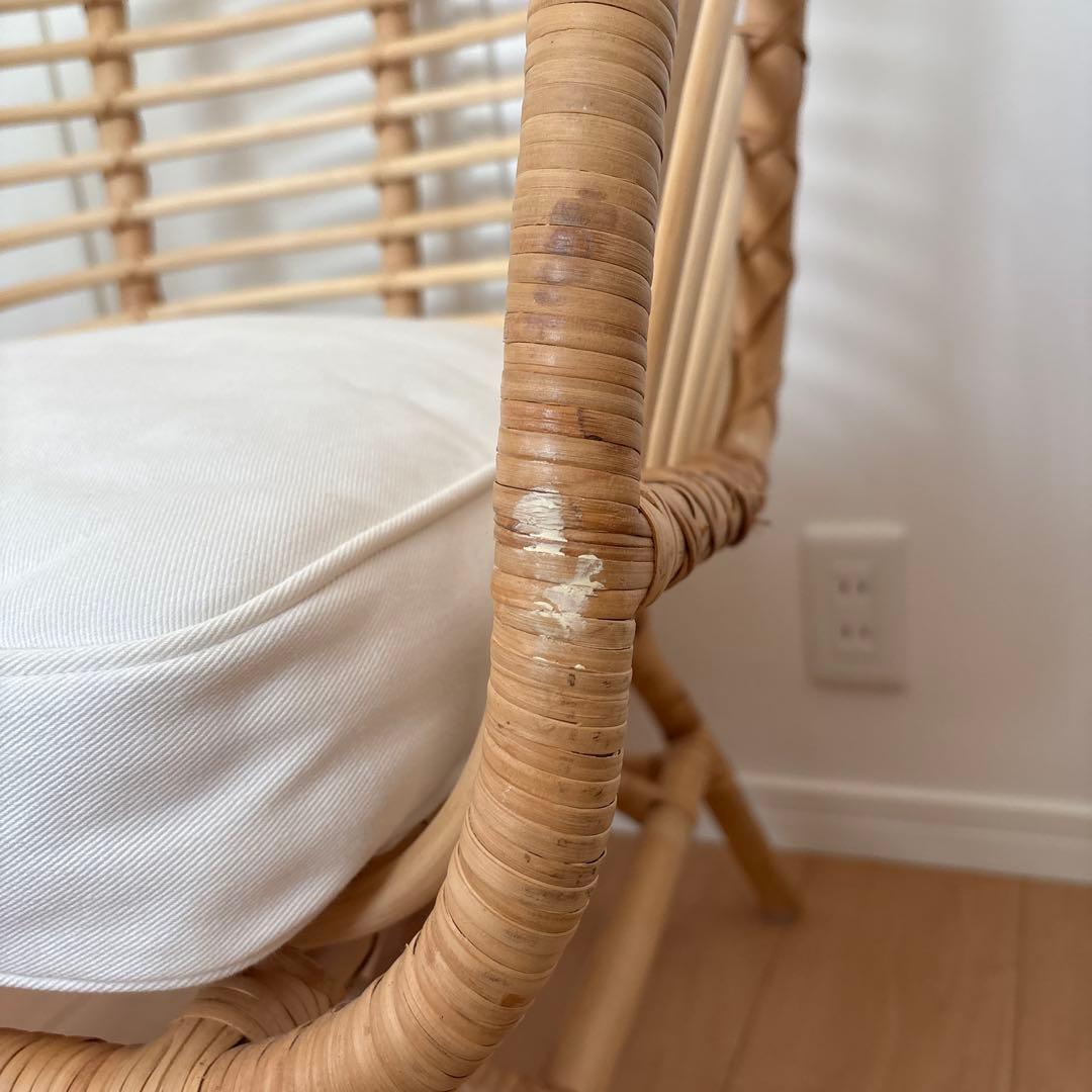 IKEA BUSKBO イケア　ブスクボー　パーソナルチェア　ラタン