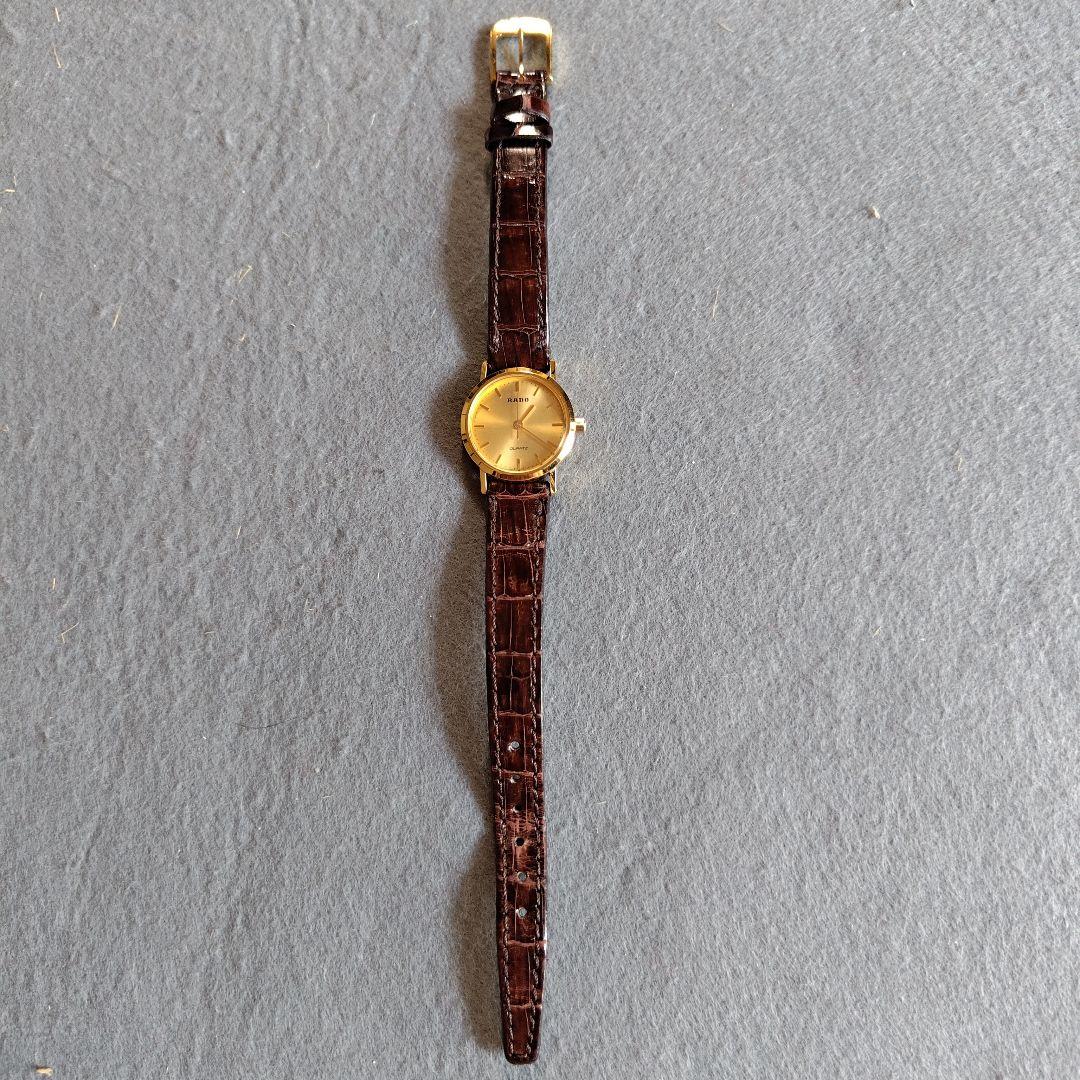 RADO 腕時計 アナログ ゴールド ブラウン