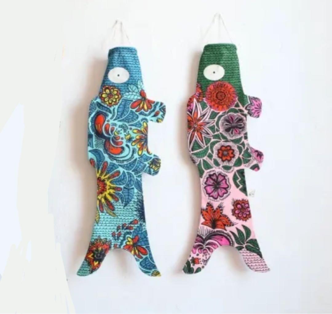 マダムモー　こいのぼり　ブロッサム　ピンク　ブルー ２点セット