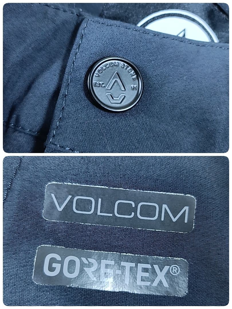 希少✨ボルコム ゴアテックス スノーボードウェア パンツ スキー ブラック М