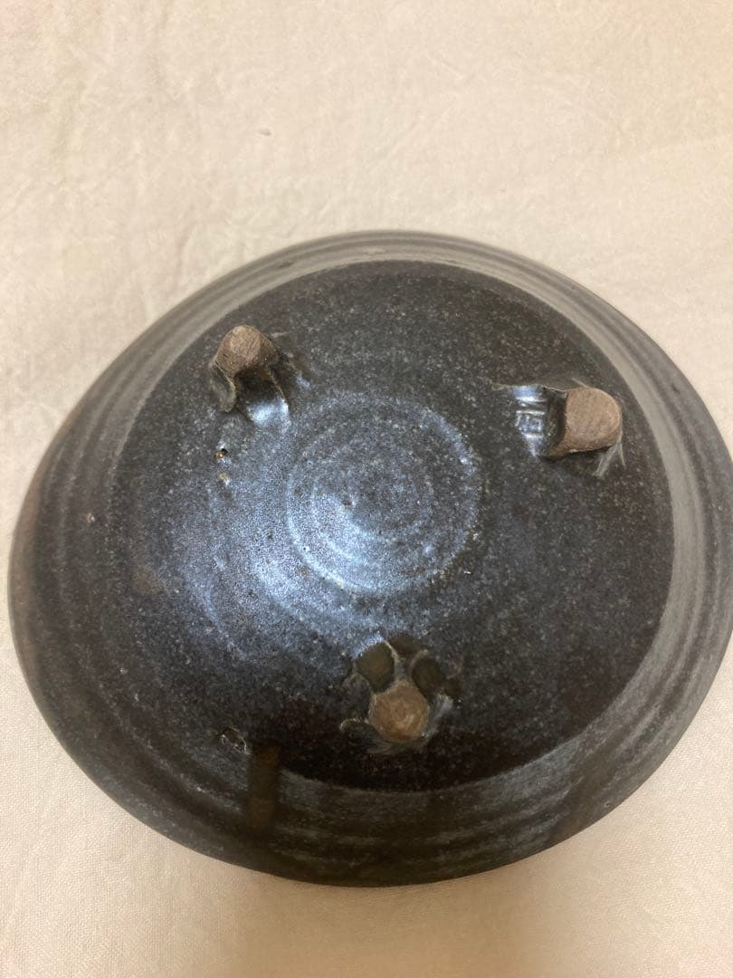 【一点物】作家物 金彩 黒陶 浅鉢 大胆な金箔 景色が美しい器 和モダン