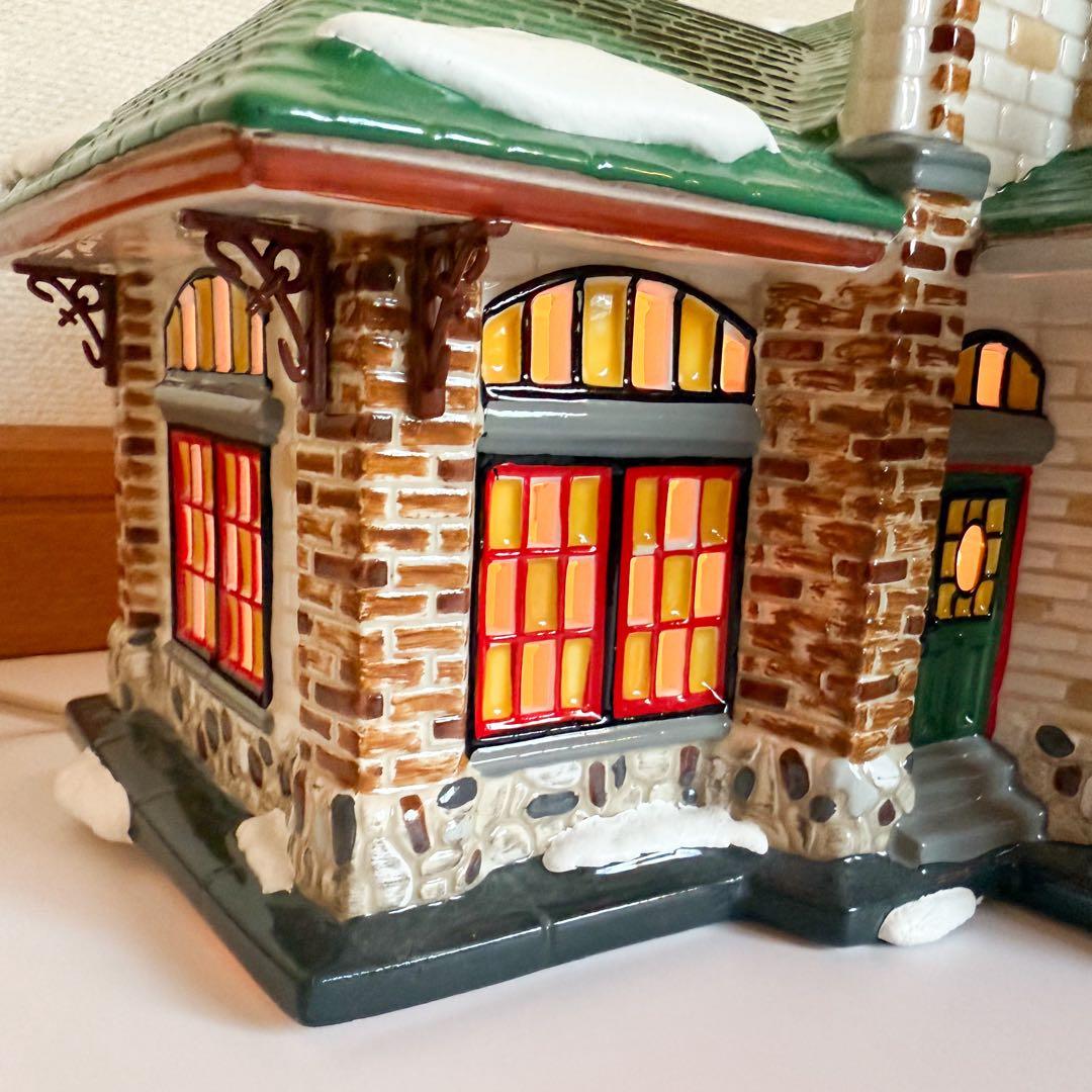 クリスマス フィギュア 鉄道の駅 デパートメント56 ミニチュアハウス