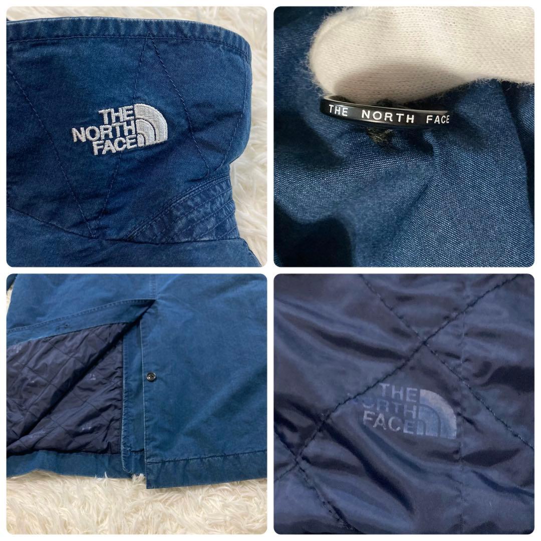 ノースフェイス パープルレーベル ビームス別注 インディゴステンカラーコート M