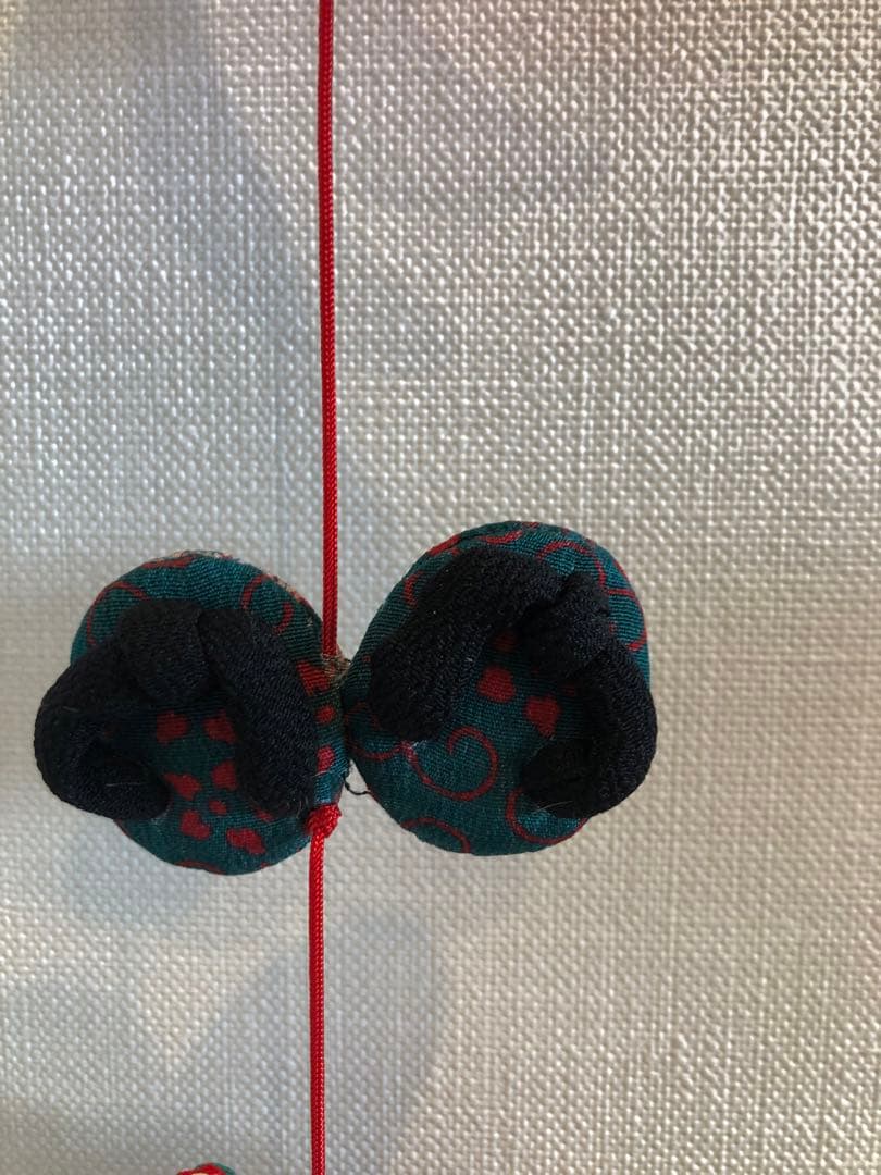 桃の節句の壁掛け①　吊るし飾り　吊るし雛