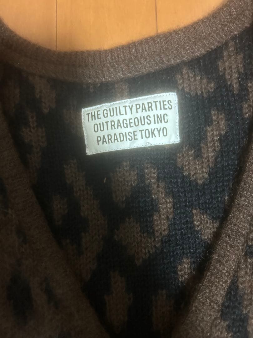 WACKO MARIA THE GUILTY PARTIES カーディガン