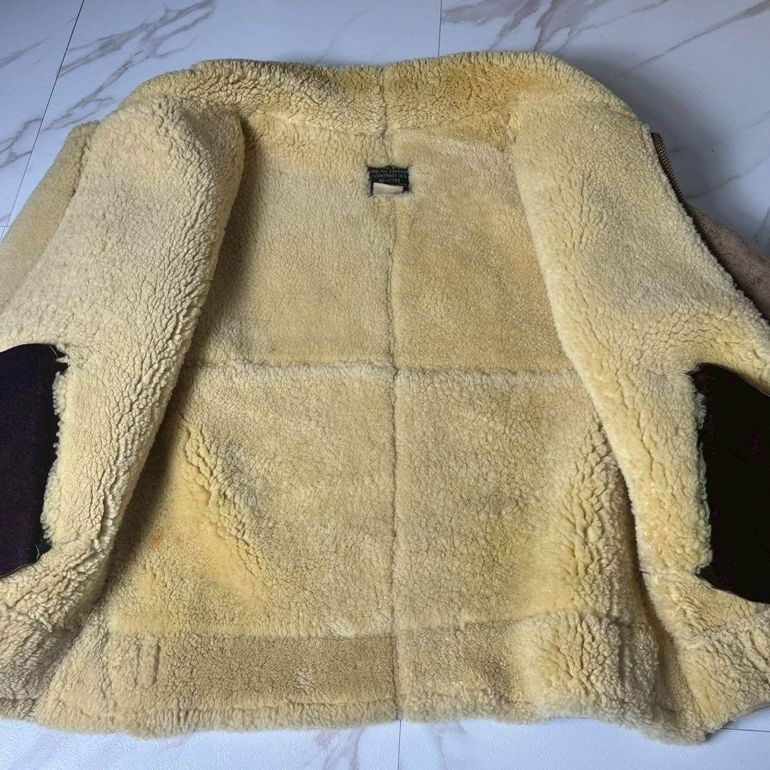 人気◆AVIREX USA TYPE B-3 フライトジャケット 羊革 36 M