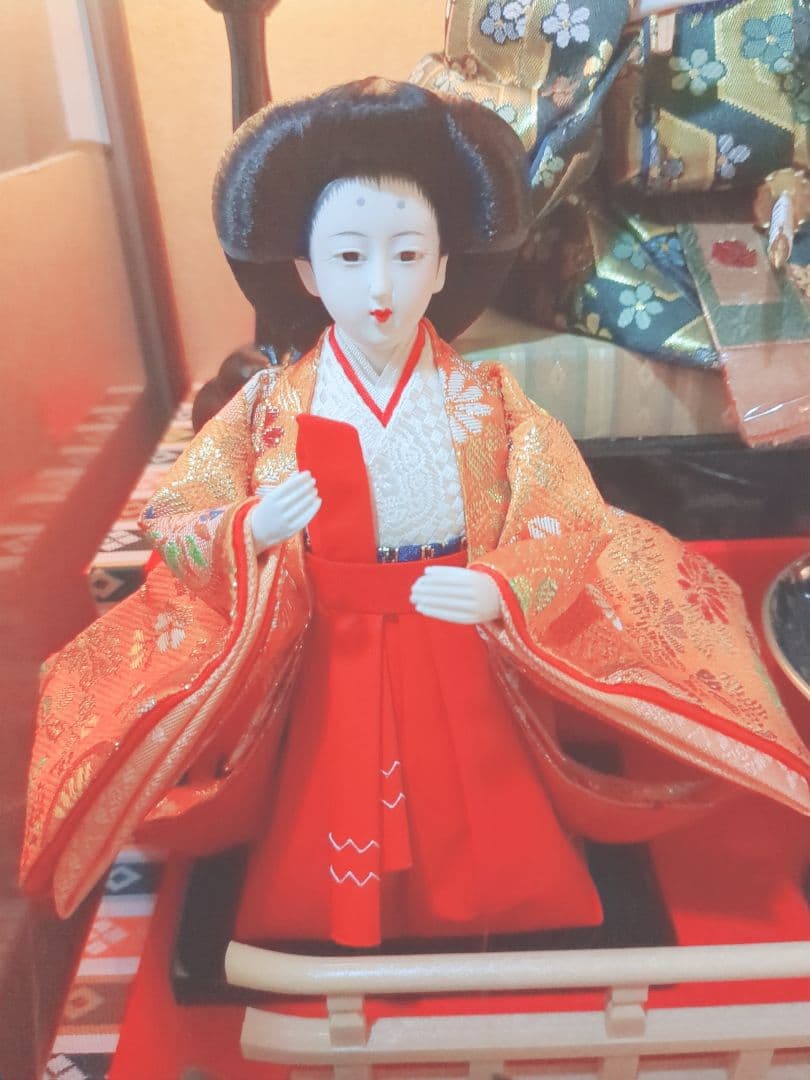 お値打ち 久月 雛人形 ひな祭り ガラスケース入り オルゴール付き