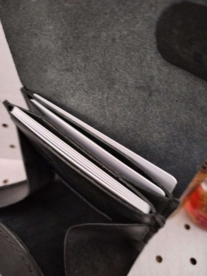 ミドルウォレットver2　財布　二つ折り　ハンドメイド　本革