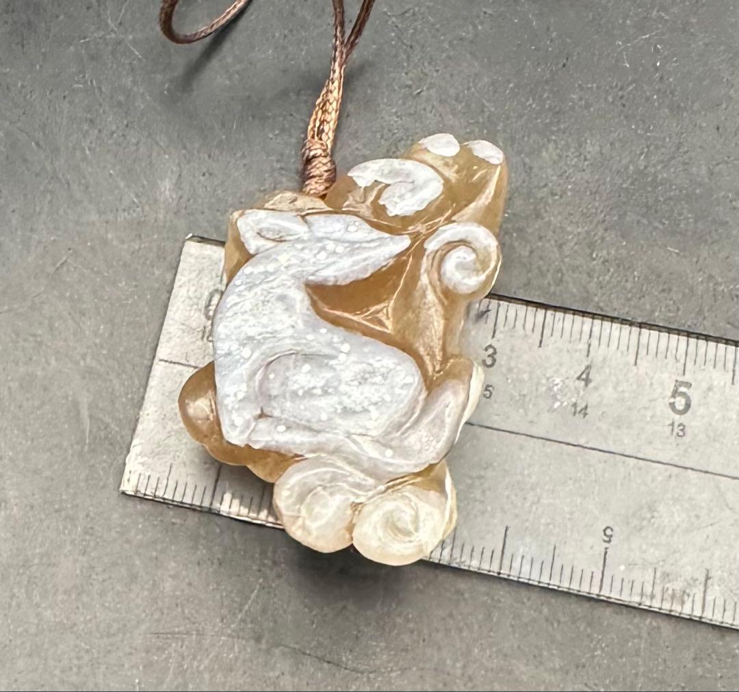 2026.1.8no.2雪卧桜花九尾狐　新潟阿賀野産煙瑪瑙