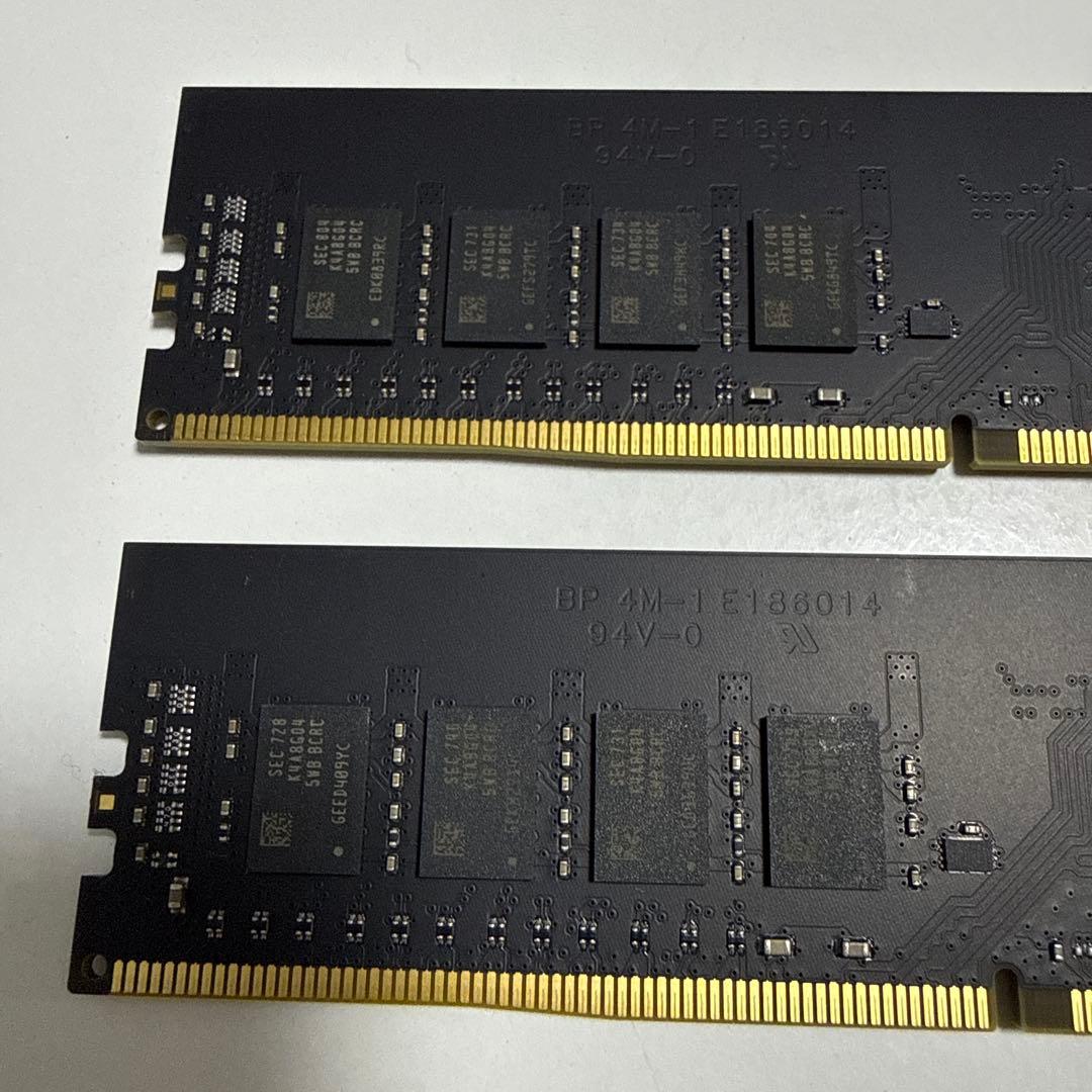 SP DDR4 SP016GBLFU266B02 32GB 16GB x 2枚