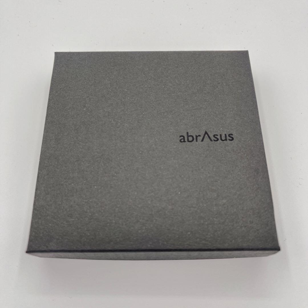 【美品】abrAsus 薄い財布 アブラサス　ブラック　箱付き