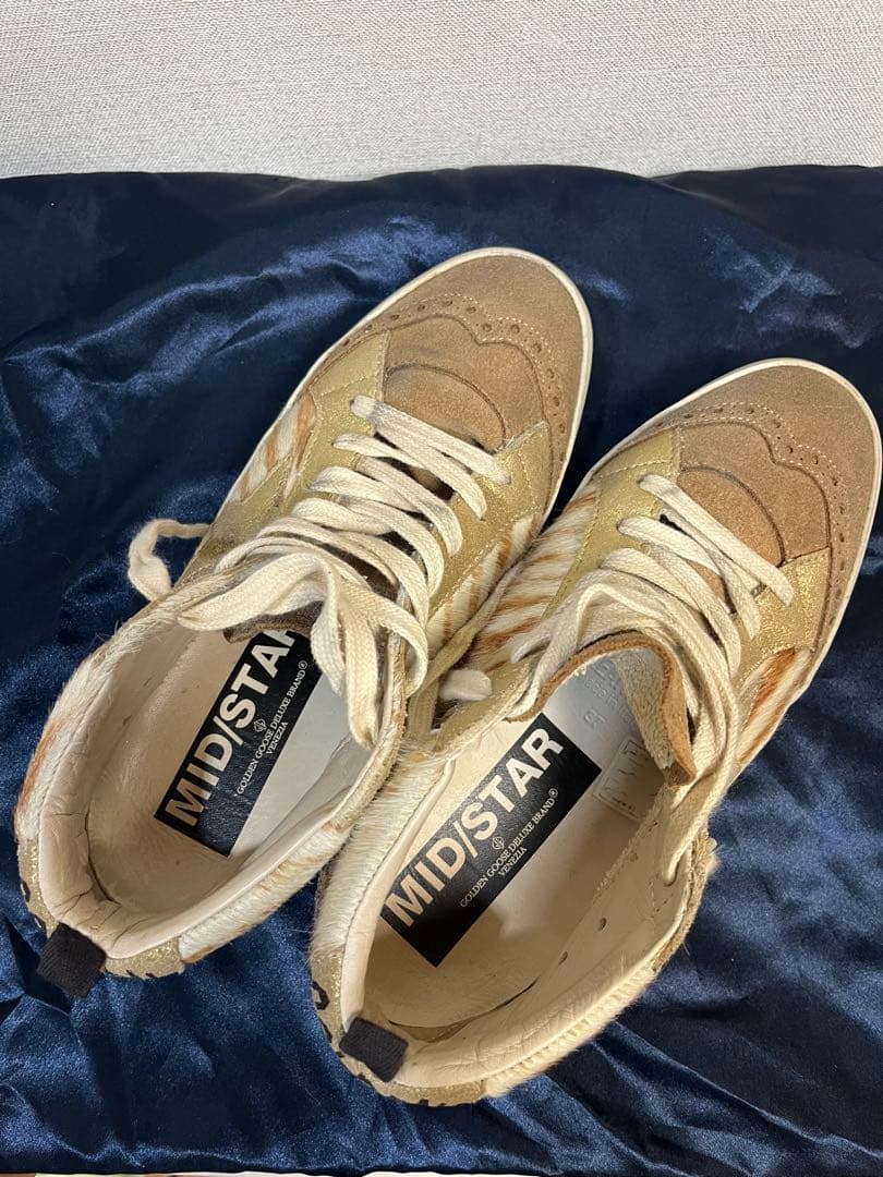 MIDSTAR Golden  ゴールド/ベージュ スニーカー
