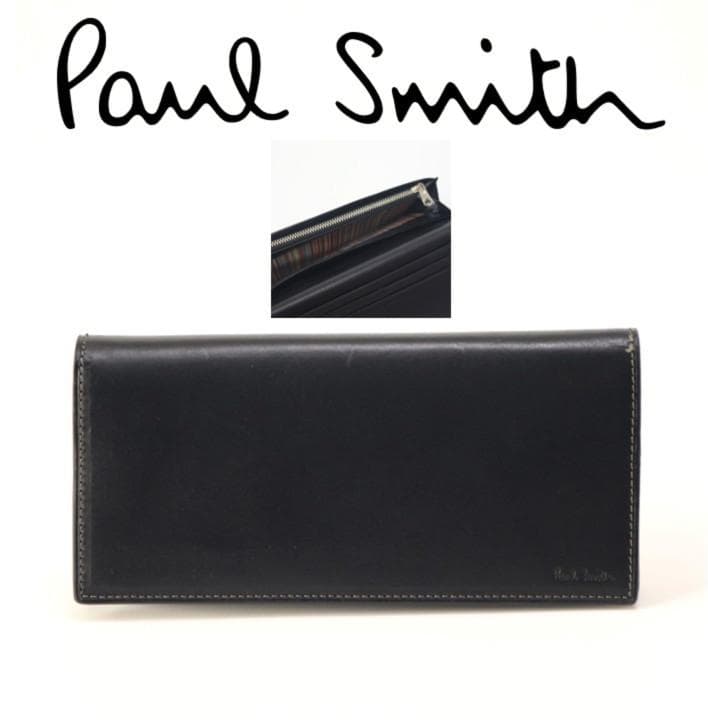 35,200円新品タグ付き【ポールスミス】現行モデル カメラ刻印 長財布 黒