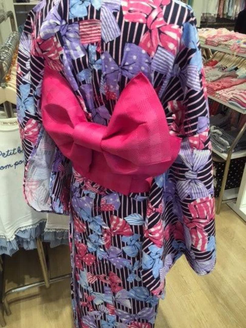 メゾピアノ　浴衣　リボン