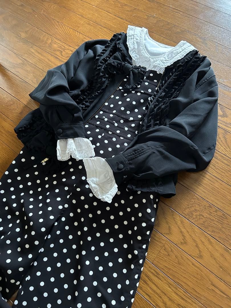 ピンクハウス　ドットサロペット・オーバーオール