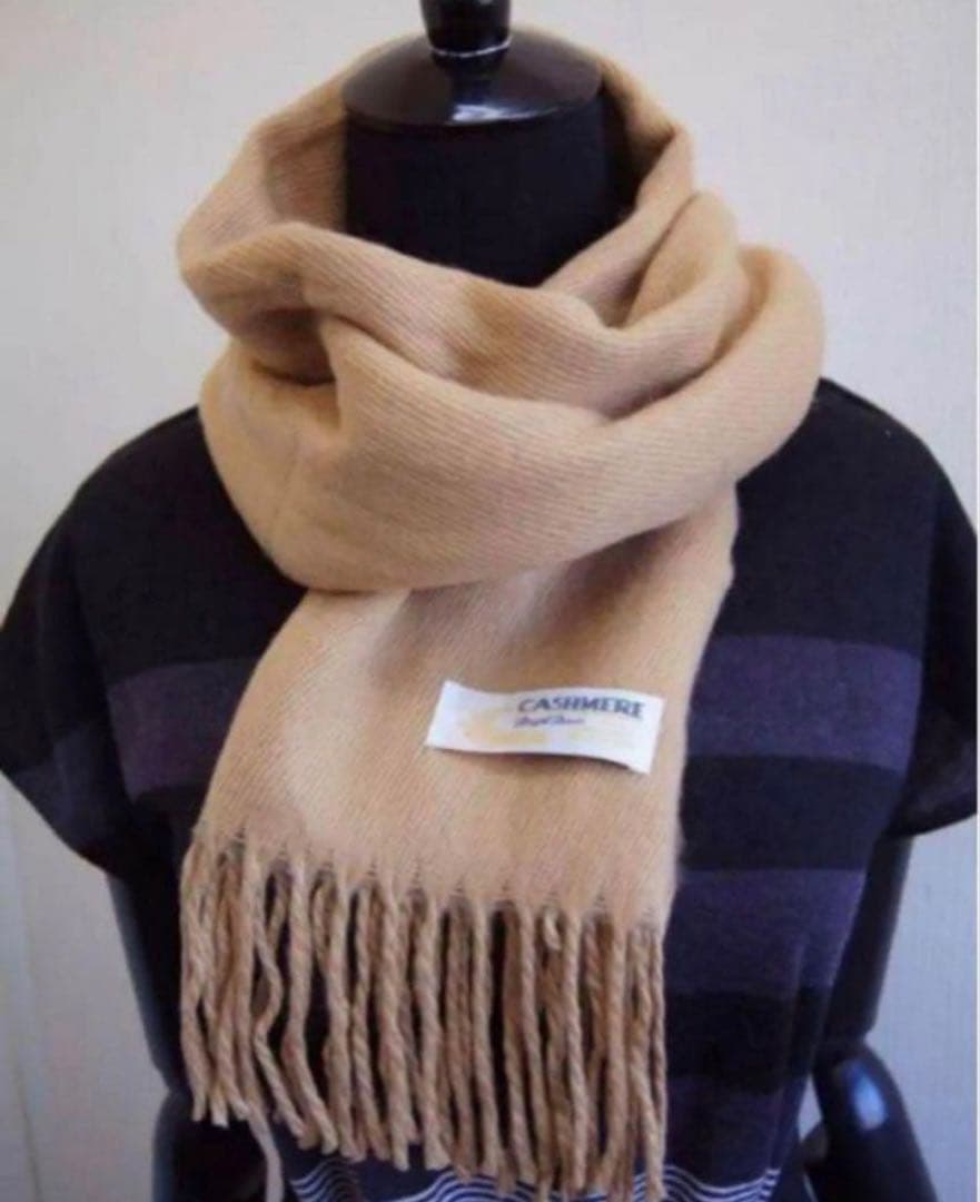 りょう様用★カシミア100％ストール☆人気NO1キャメル
