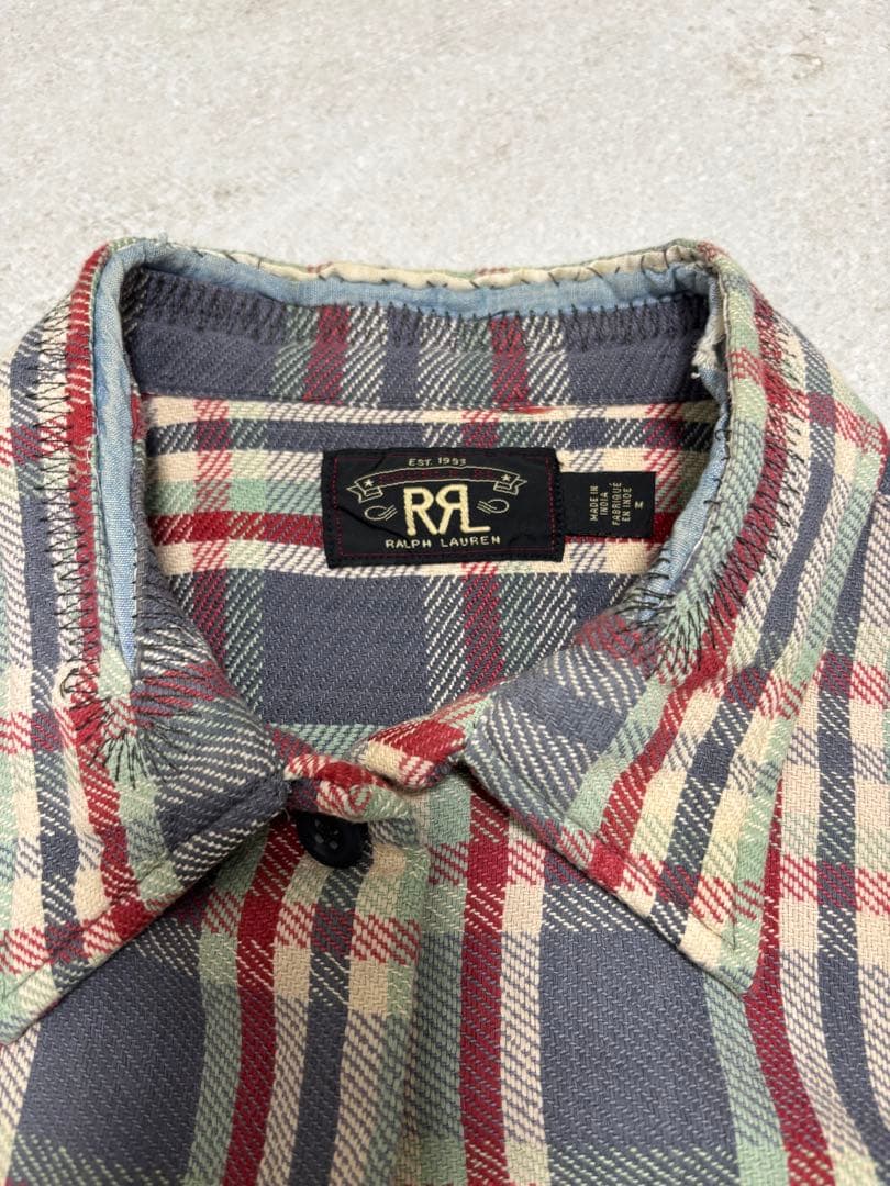 RRL Double RL ダブルアールエル シャツ ネルシャツ M