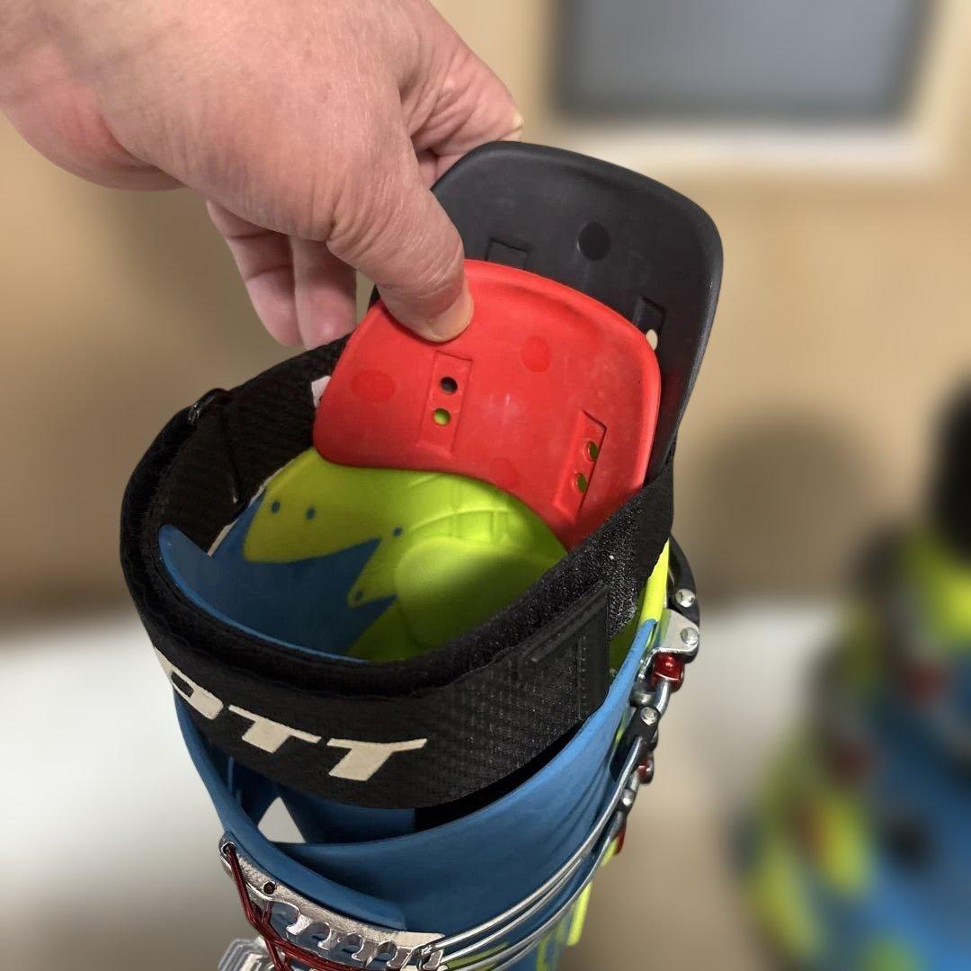 SCOTT スキー ブーツ 青/黄 テレマークブーツ