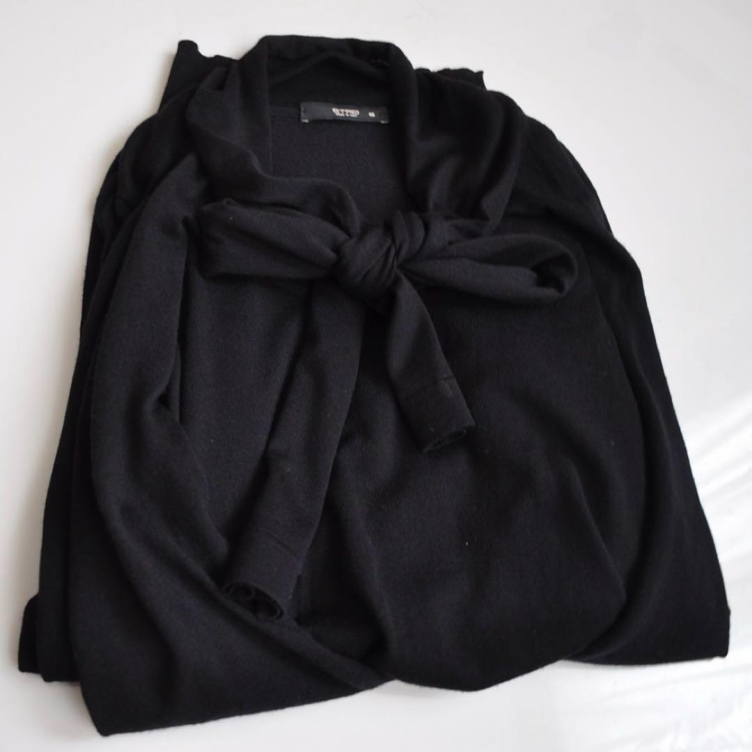 ETRO ♡ ボウタイリボンニットプルオーバー ブラック