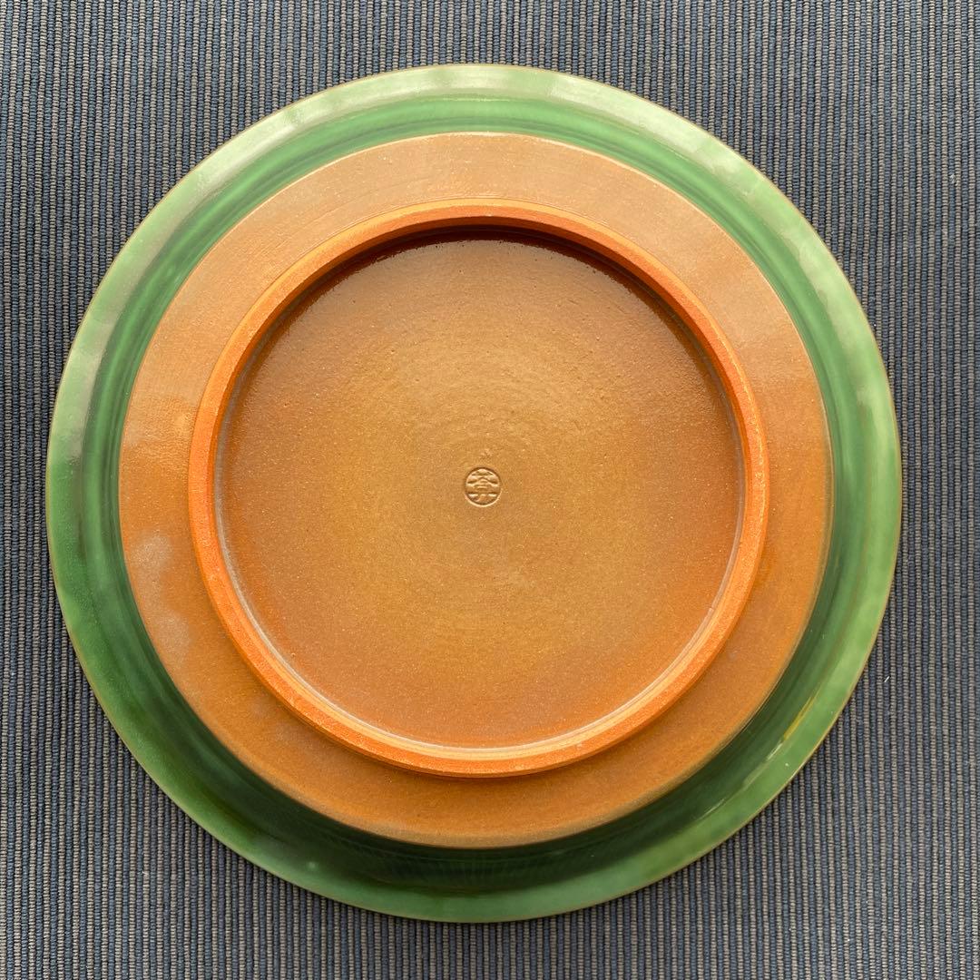 【新品未使用】京都　清水焼き　陶あん　大皿　箱付き