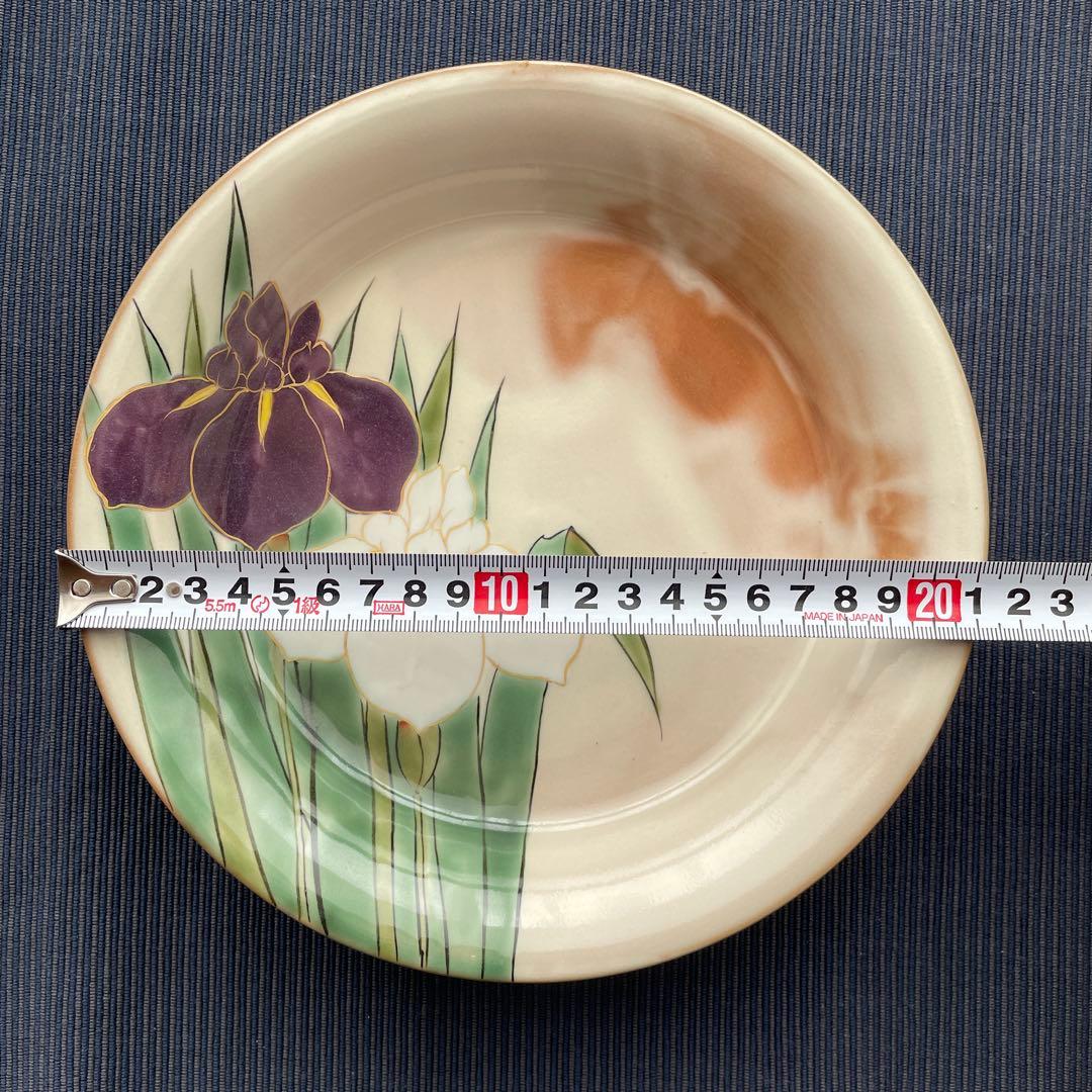 【新品未使用】京都　清水焼き　陶あん　大皿　箱付き