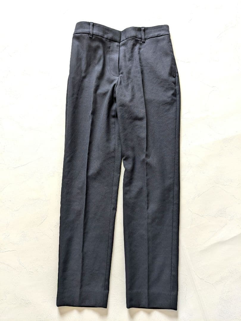 プラステ　パンツスーツ　ネイビー　ノーカラー　Ｓ/М　セットアップ