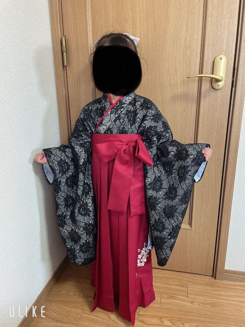 キャサリンコテージ　袴　120cm 紐付き補正タオル　髪飾り　バレッタ　卒園式