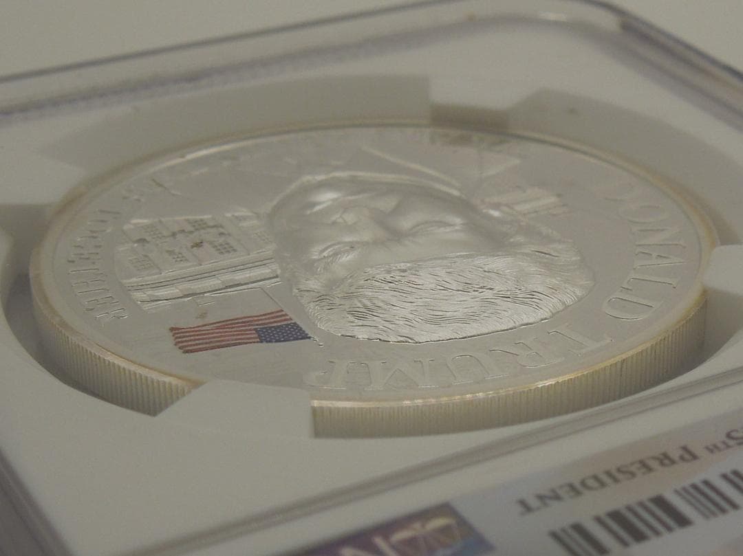 2020 カメルーン ドナルド・トランプ 1000F銀貨－NGC PF70 UC