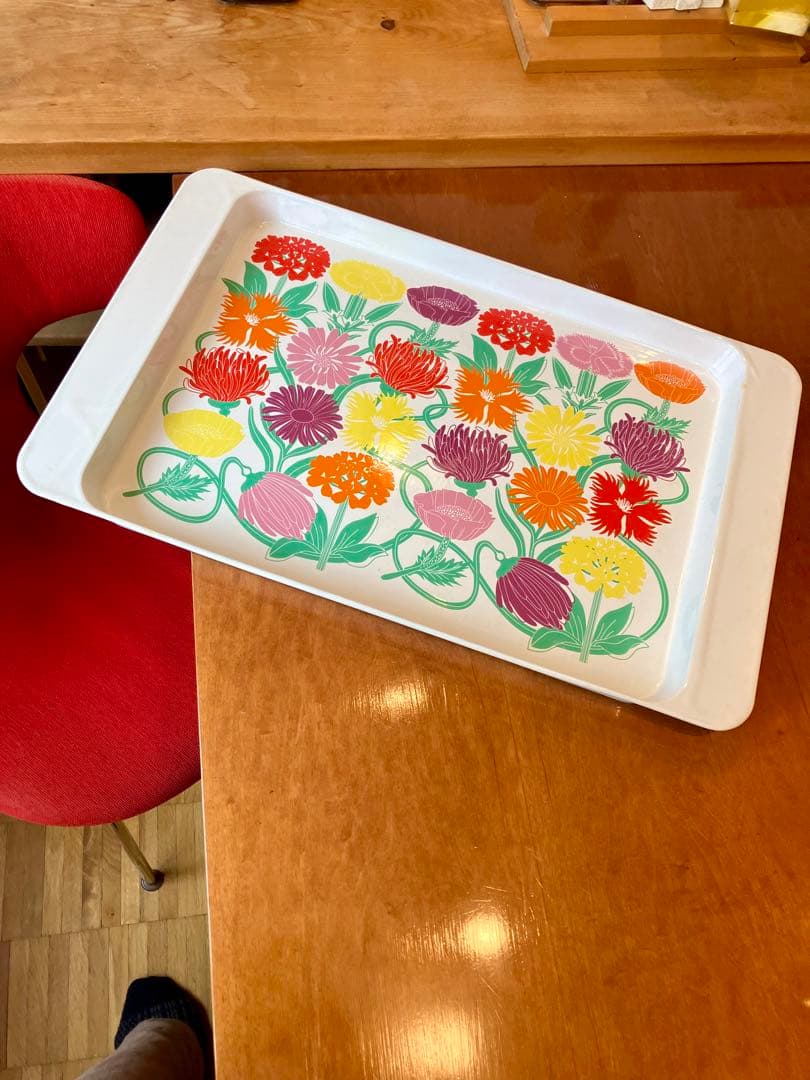 タイ　琺瑯　ホーロー　トレイ　皿