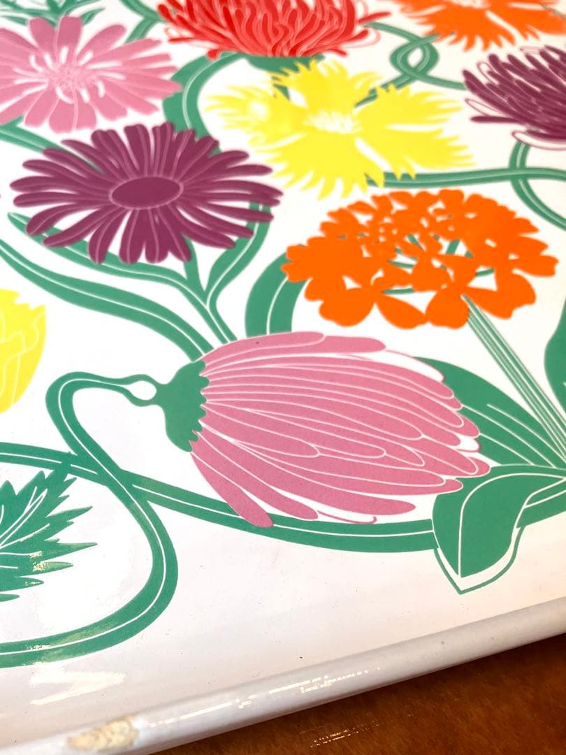 タイ　琺瑯　ホーロー　トレイ　皿